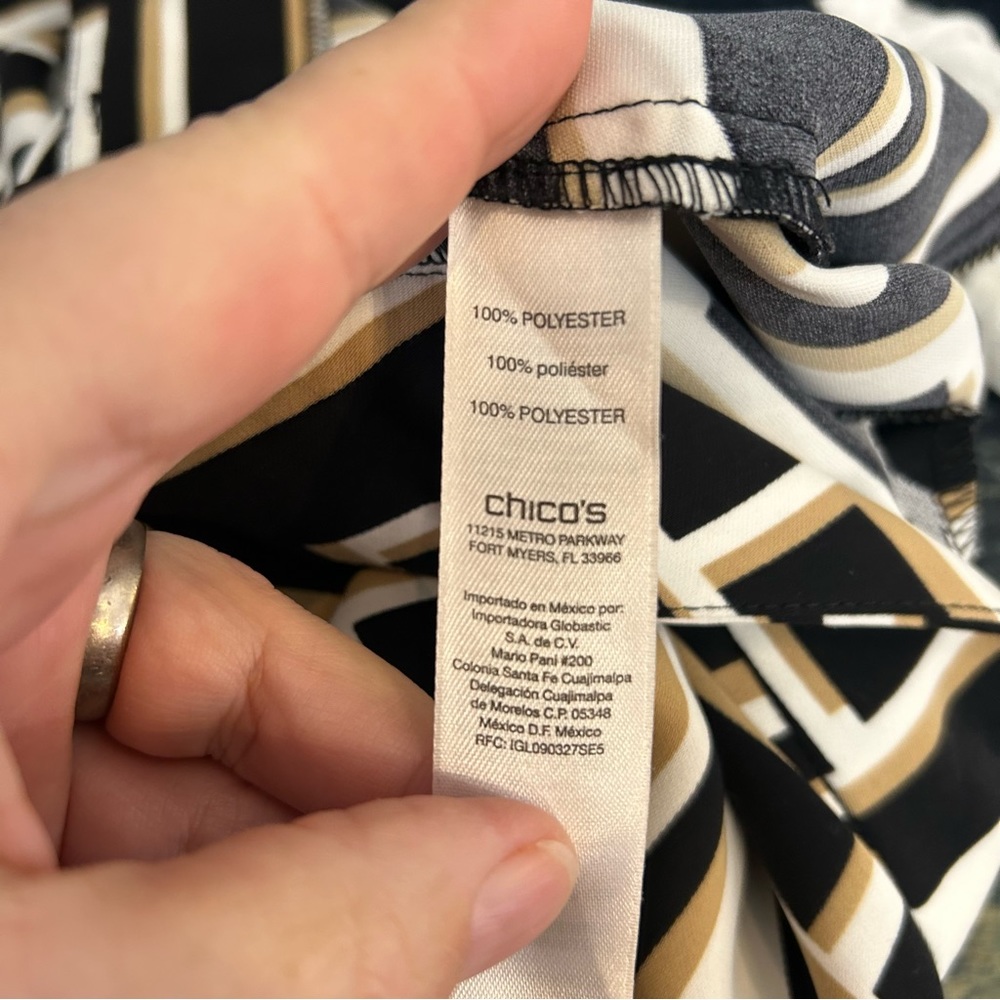 Chico’s Deco Square - Print Wide Leg Pants - image 8